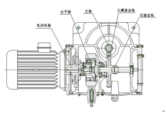 科迅机械碟片离心机正视图